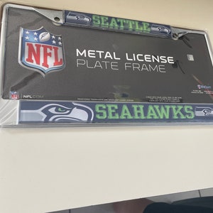 seahawks season ticket holder license plate frame